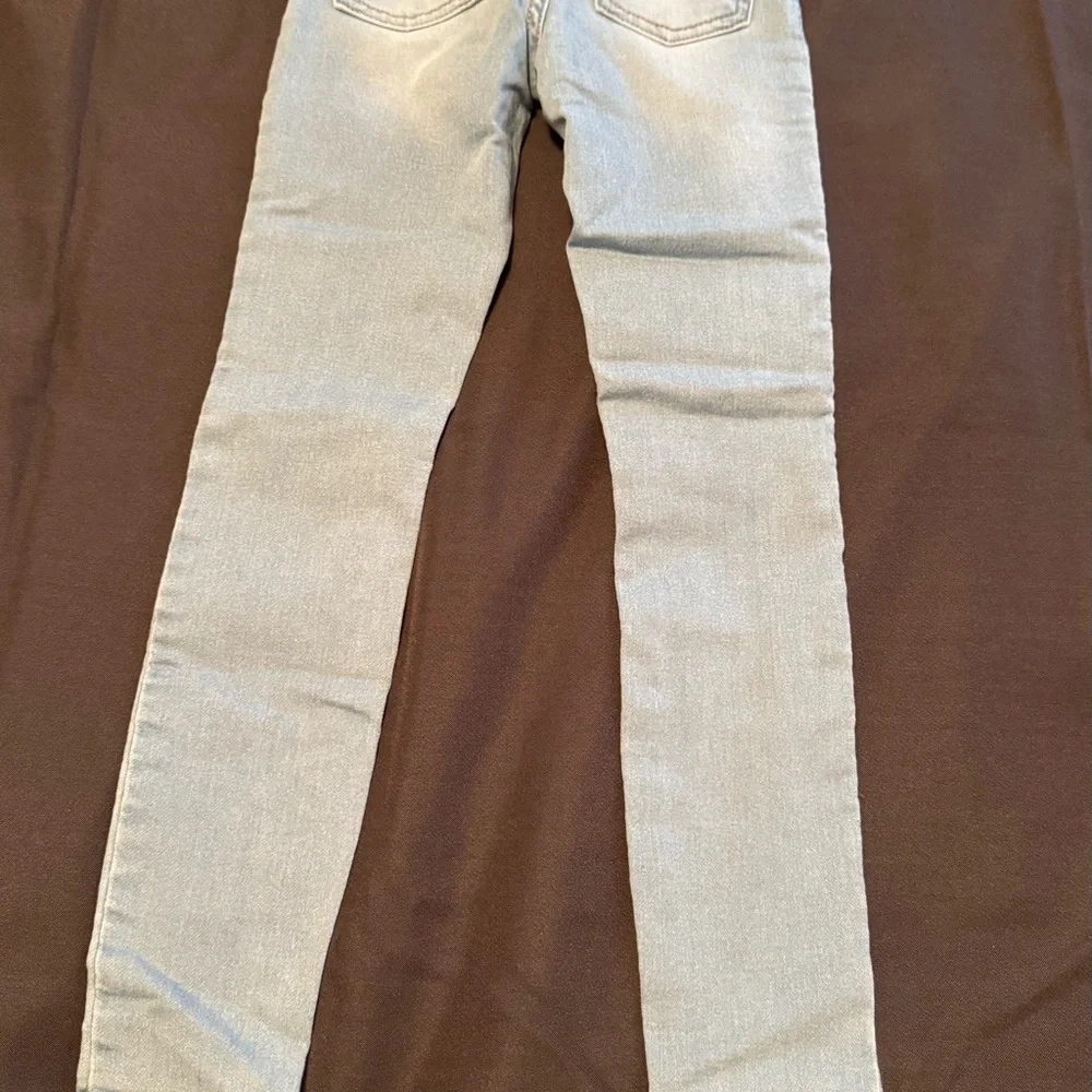 The Children's Place Girls Light Wash Skinny Jeggings 6 Slim Stretch